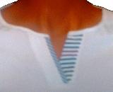 Блузка женская Галочка белая - детали отделки